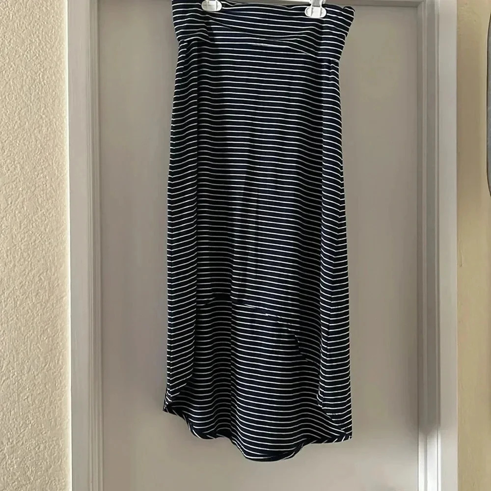 Columbia Sportswear Reel Beauty II Long Skirt - Size Medium Navy/White